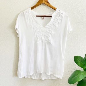 Anthropologie Dolan Off White Blouse Size Medium